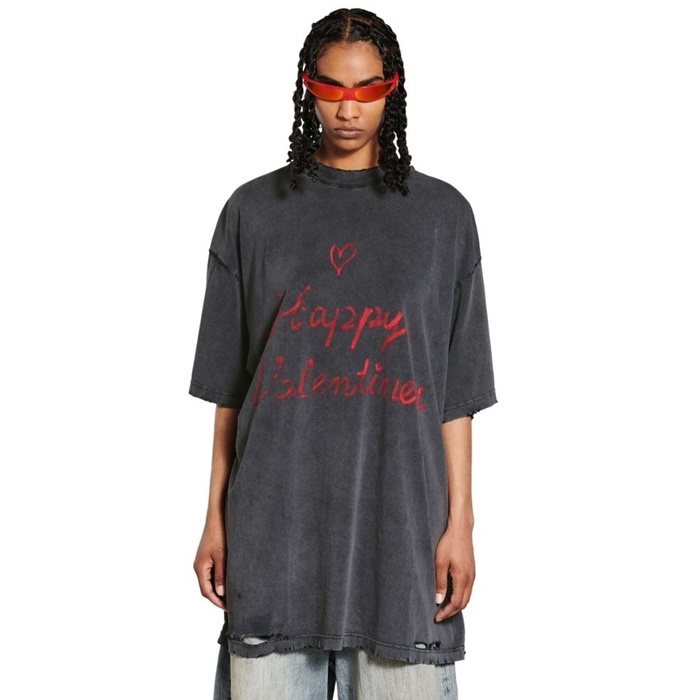 バレンシアガメンズラウンド半袖Tシャツc5297