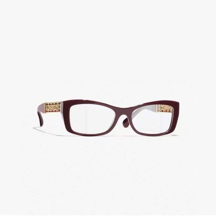 シャネルレディースプレミアムメタルフレームメガネフレームc4193