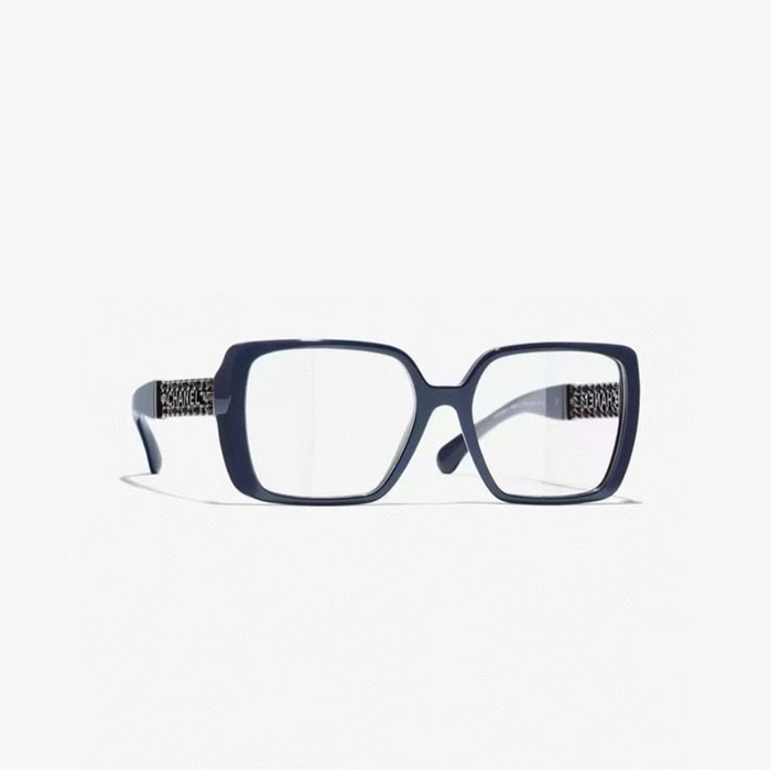 シャネルレディースプレミアムメタルフレームメガネフレームc4197