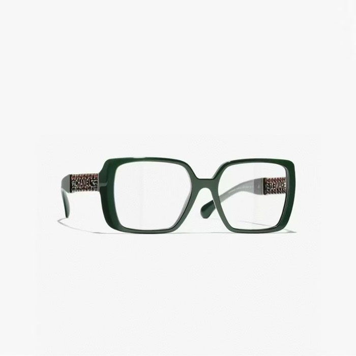 シャネルレディースプレミアムメタルフレームメガネフレームc4198