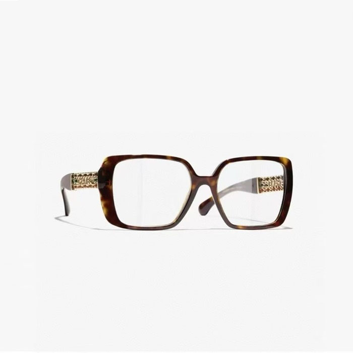 シャネルレディースプレミアムメタルフレームメガネフレームc4201