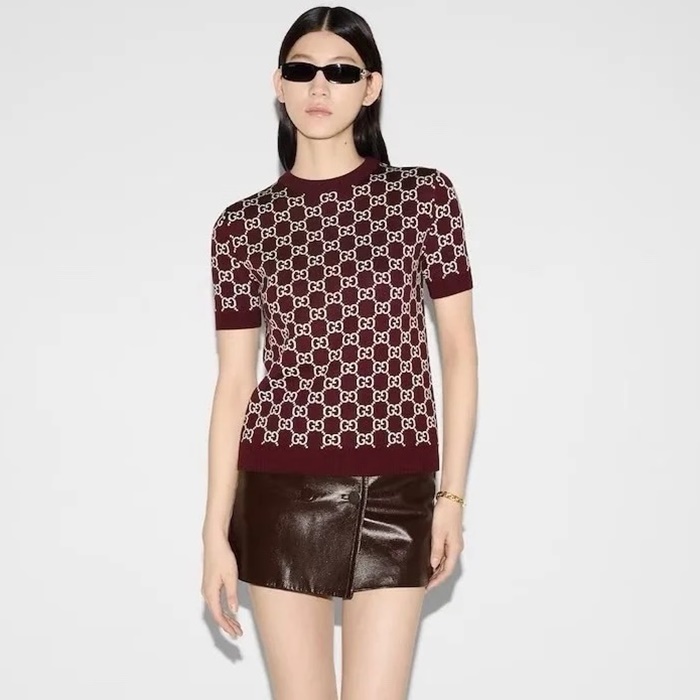 グッチレディース両面半袖Tシャツc5314
