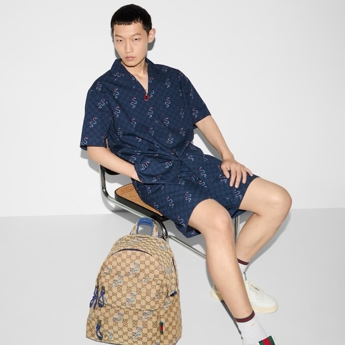 グッチメンズオフィディア半袖シャツc5328