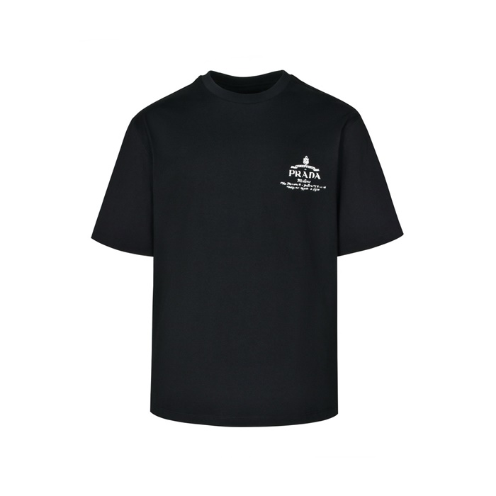 プラダメンズラウンド半袖Tシャツc5330