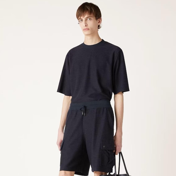 ロロピアーナメンズラウンド半袖Tシャツc5335