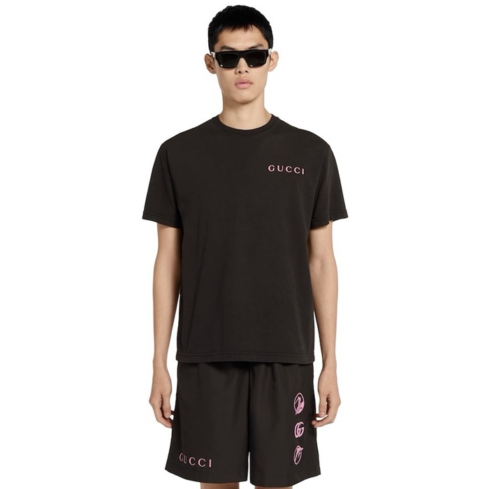 グッチメンズラウンド半袖Tシャツc5336