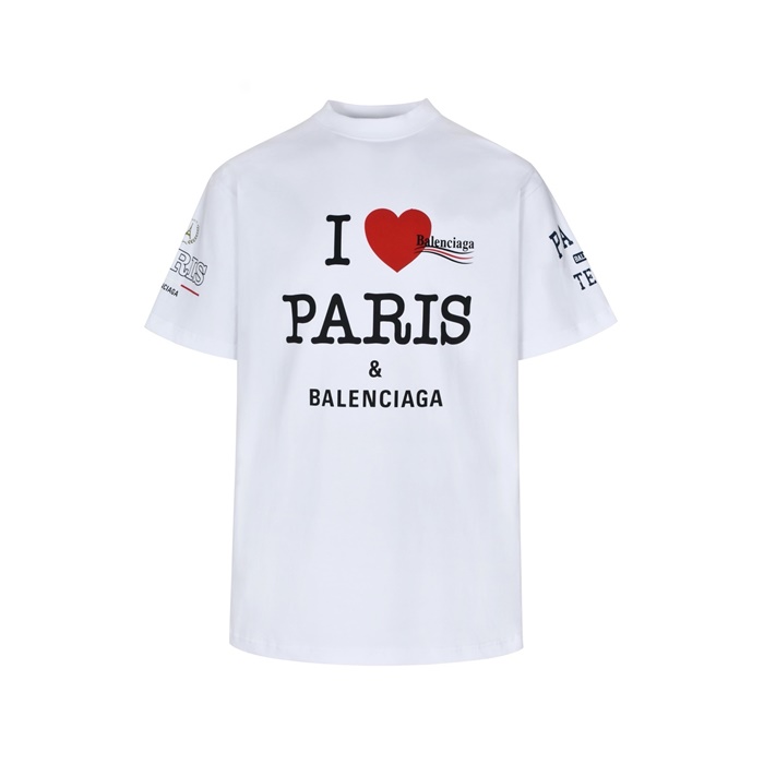 バレンシアガメンズラウンド半袖Tシャツc5340