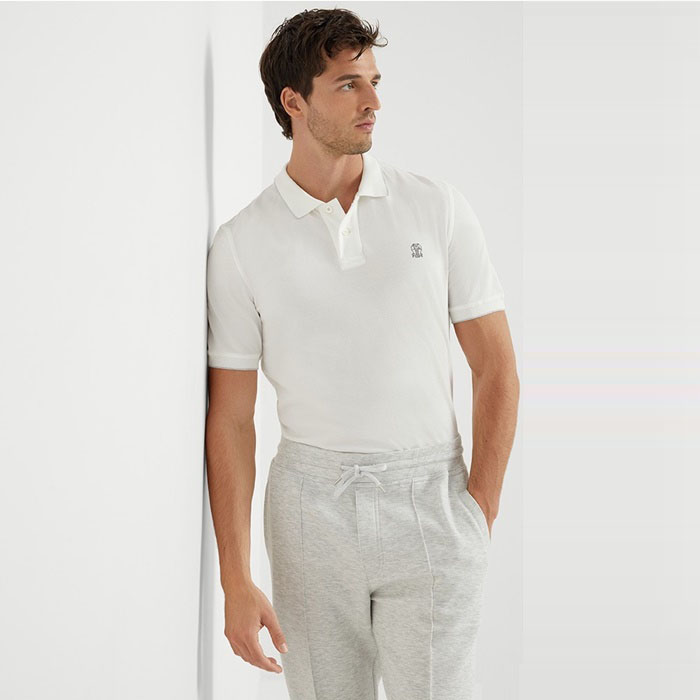 ブルネロクチネリメンズポロシャツc5343