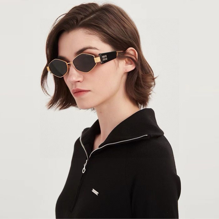 ミュウミュウレディースプレミアムメタルフレームサングラスc4245