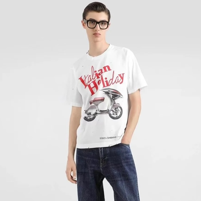 ドルチェ＆ガッバーナメンズ半袖Tシャツc5410