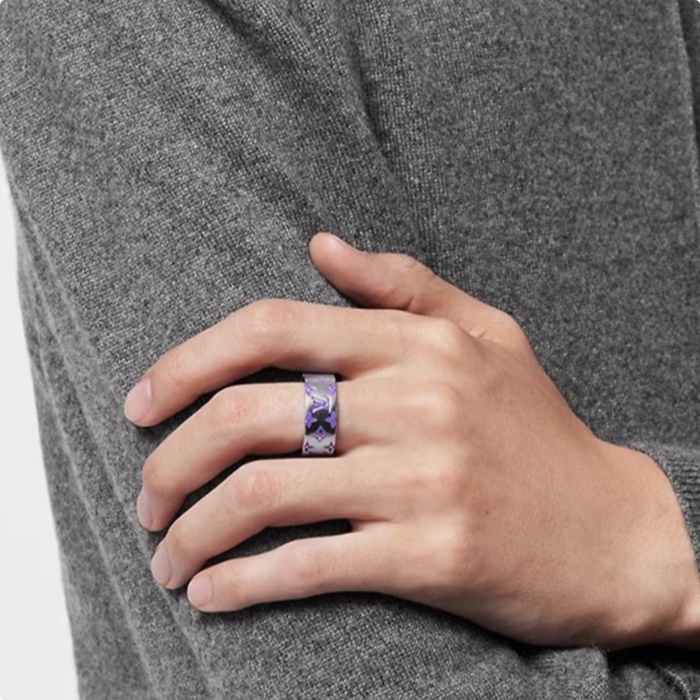 ルイヴィトンユニセックスゴールドリングc4274