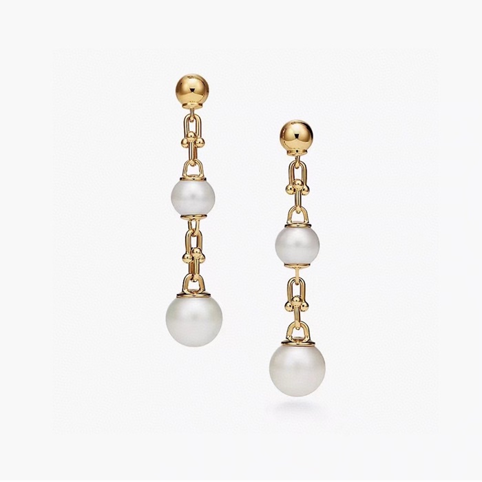 ティファニーレディースゴールドピアスc4275