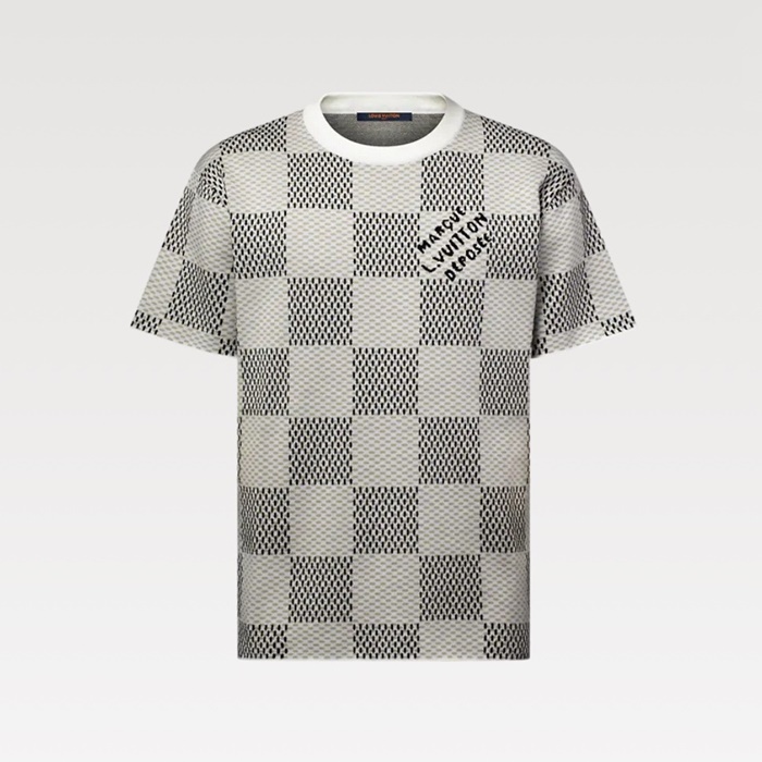 ルイヴィトンメンズラウンド半袖Tシャツc5443