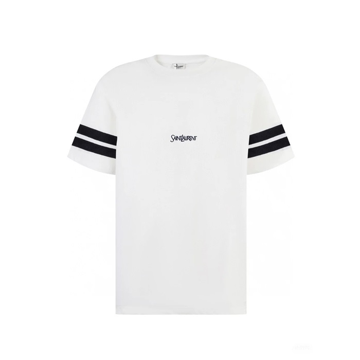 サンローランメンズラウンド半袖Tシャツc5511