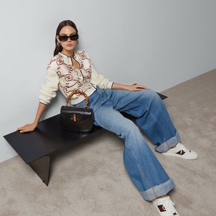 グッチレディースネックカーディガンc5525