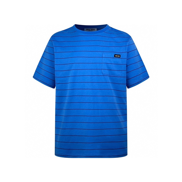 ミュウミュウユニセックスラウンド半袖Tシャツc5532