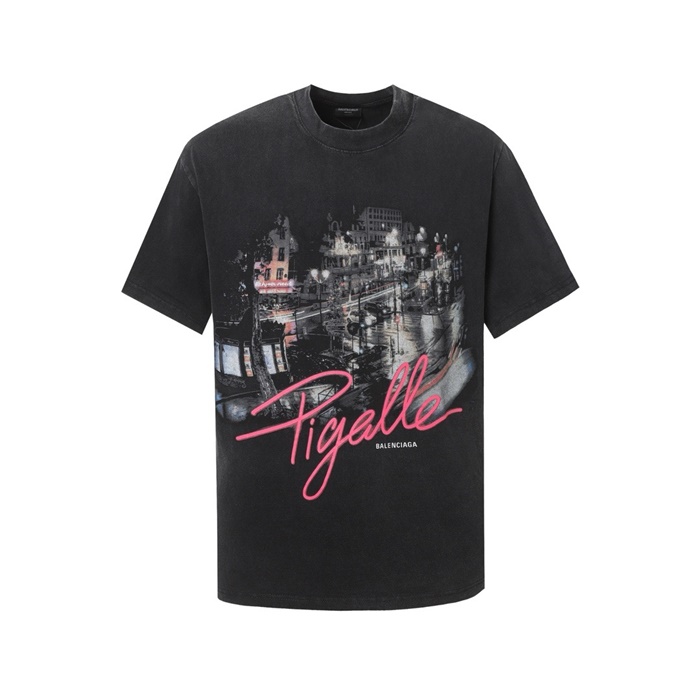 バレンシアガメンズラウンド半袖Tシャツc5534