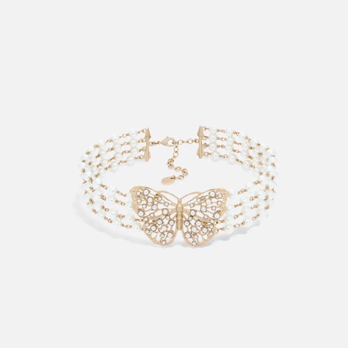 ディオールレディースゴールドネックレスc4376