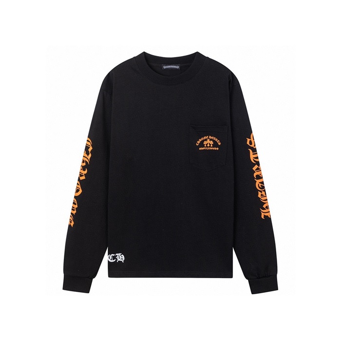 クロムハーツメンズラウンド長袖Tシャツc5543