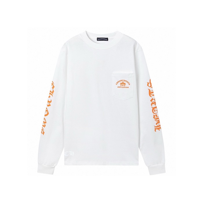 クロムハーツメンズラウンド長袖Tシャツc5544