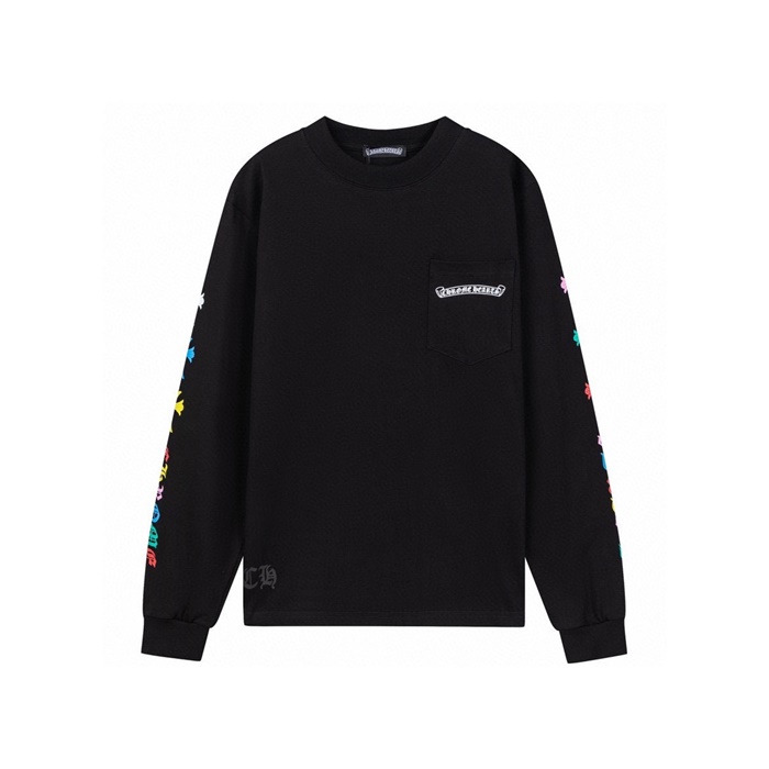 クロムハーツメンズラウンド長袖Tシャツc5545