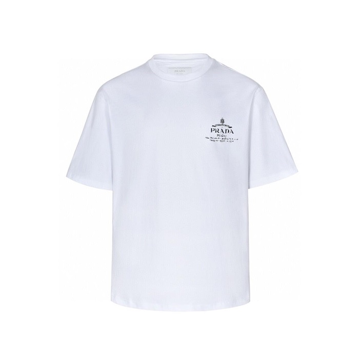 プラダメンズラウンド半袖Tシャツc5586