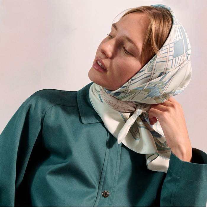 エルメスレディースシルクニットc4393