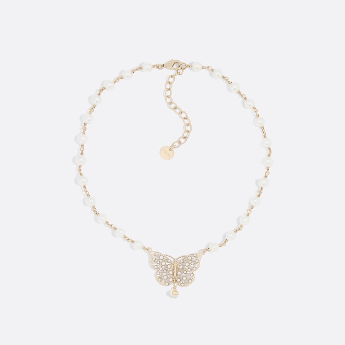 ディオールレディースゴールドネックレスc4445