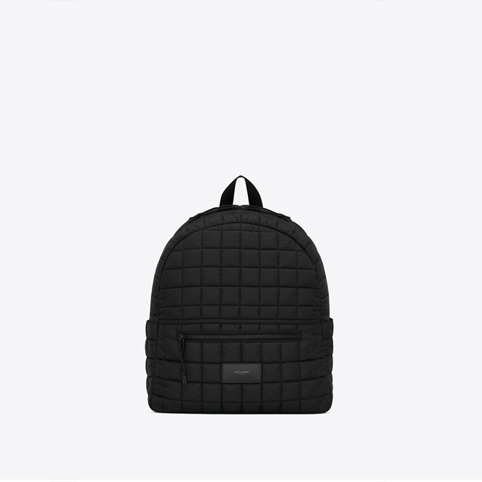 サンローランレディースブラックバックパックl5094