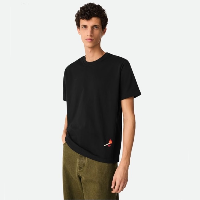 ボッテガヴェネタメンズラウンド半袖Tシャツc5646