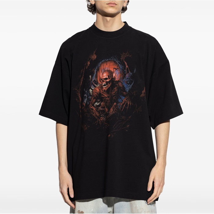 ヴェトモンユニセックスラウンド半袖Tシャツc5702