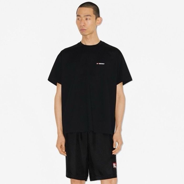バーバリーメンズラウンド半袖Tシャツc5734
