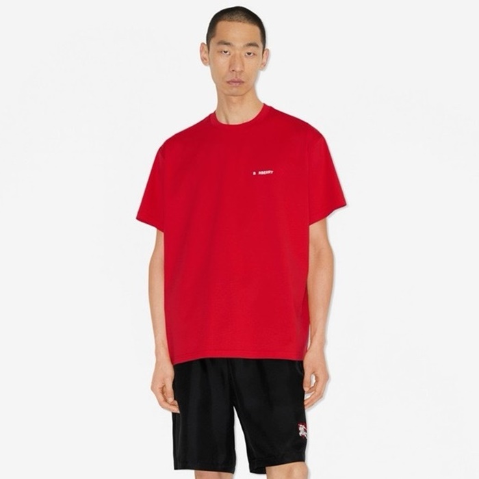 バーバリーメンズラウンド半袖Tシャツc5735