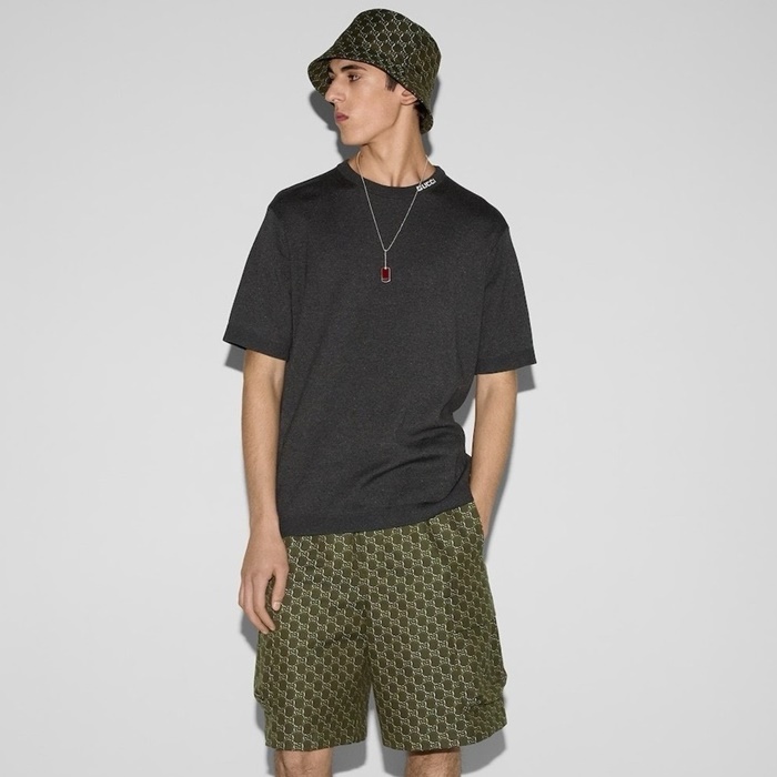 グッチメンズラウンド半袖Tシャツc5749