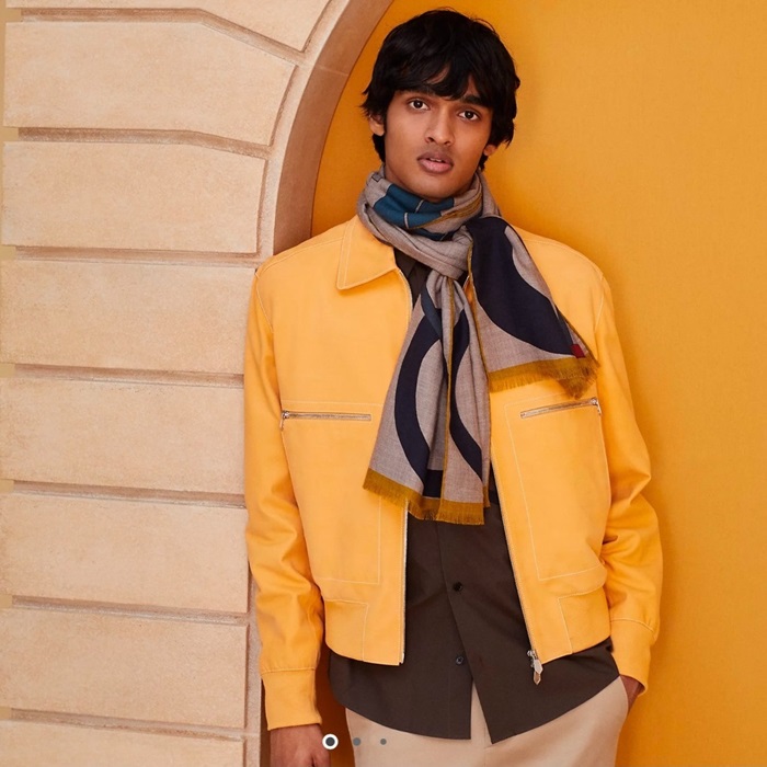 エルメスメンズベーシックニットc4490