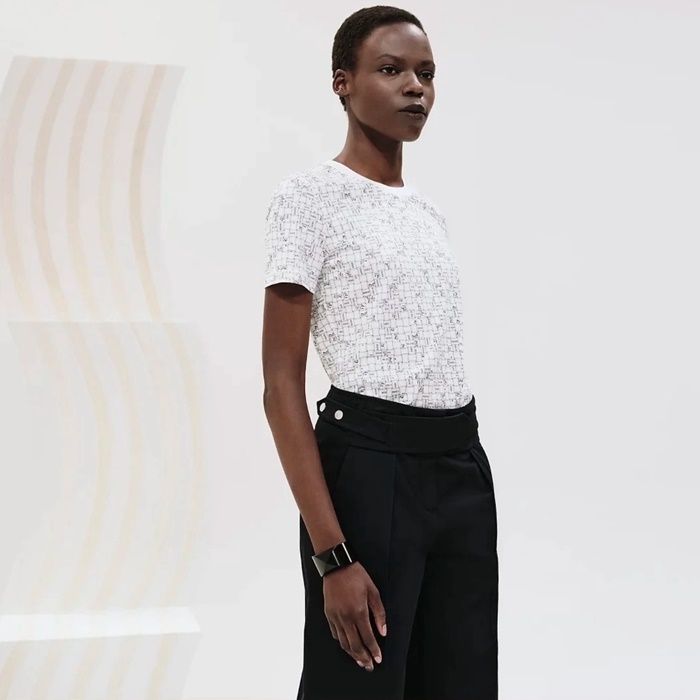 エルメスレディースクルーネック半袖Tシャツc5833