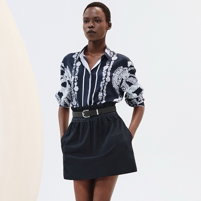 エルメスレディースシルクシャツc5834