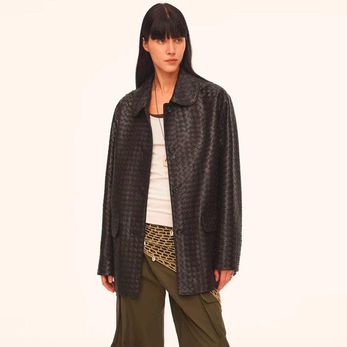 ボッテガヴェネタレディースレザージャケットc5840