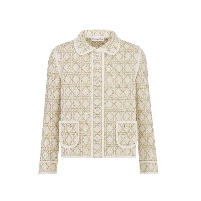 ディオールレディースツイードジャケットc5841