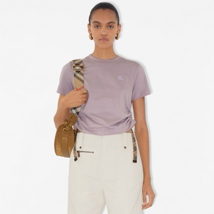 バーバリーレディースラウンド半袖Tシャツc5918