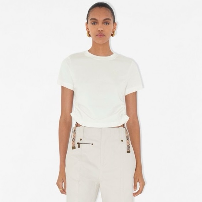 バーバリーレディースラウンド半袖Tシャツc5919