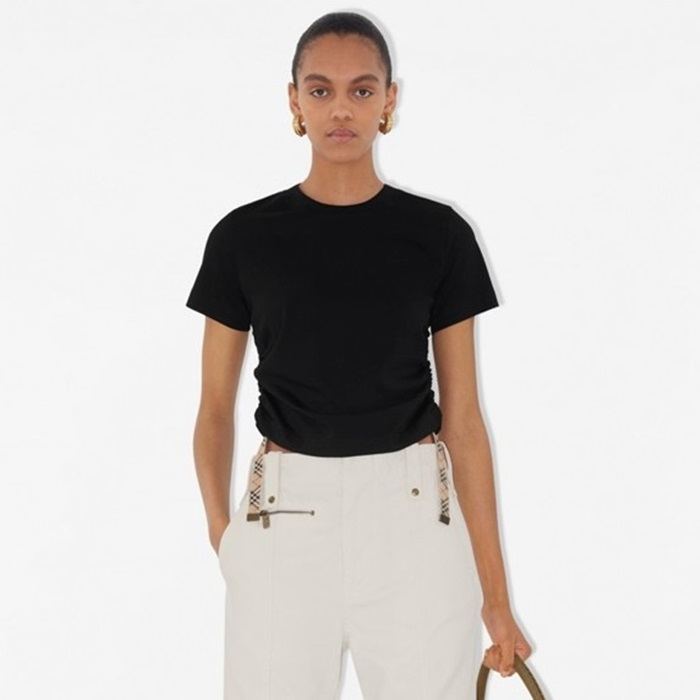 バーバリーレディースラウンド半袖Tシャツc5920