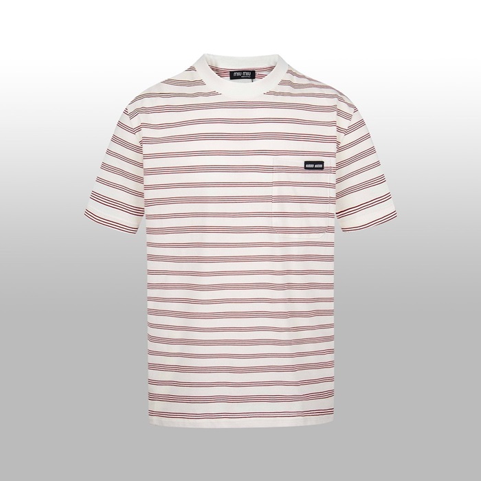 ミュウミュウメンズラウンド半袖Tシャツc5926