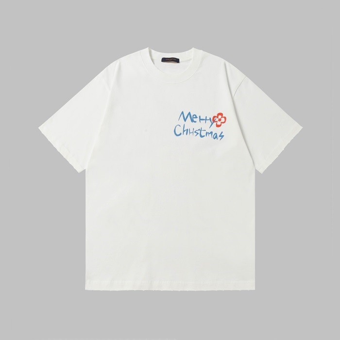 ルイヴィトンメンズラウンド半袖Tシャツc5937