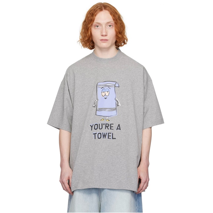 ヴェトモンユニセックスラウンド半袖Tシャツc5956