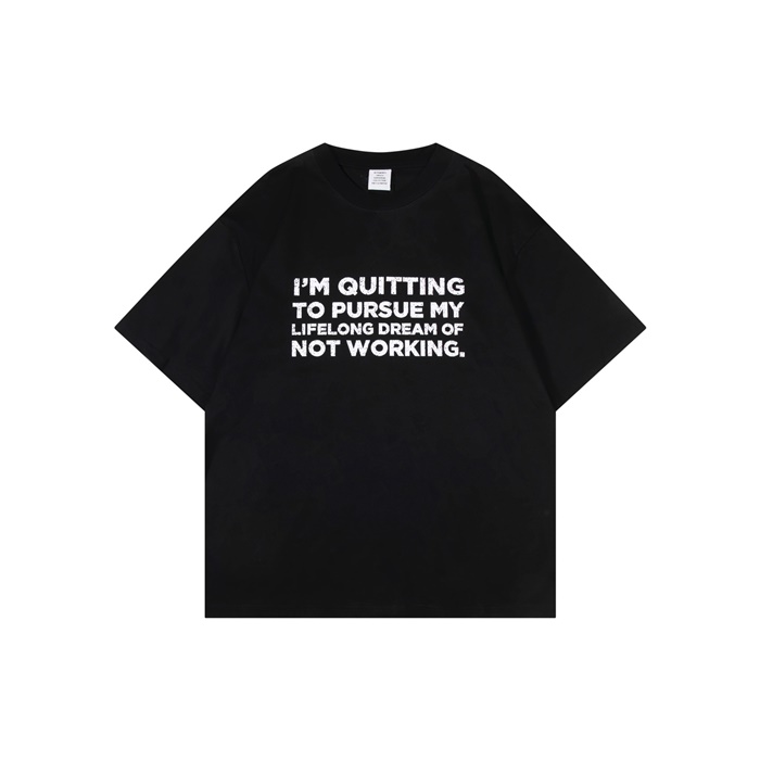 ヴェトモンユニセックスラウンド半袖Tシャツc5963