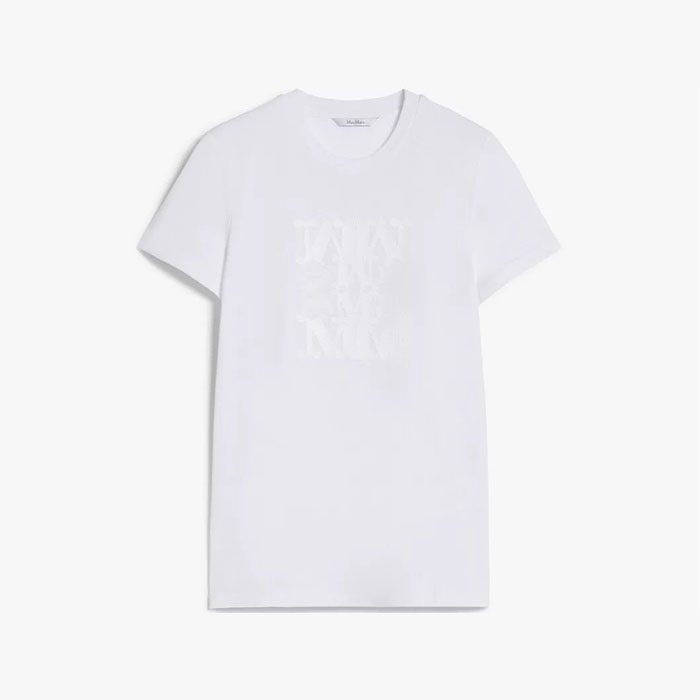 マックスマーラレディースクルーネック半袖Tシャツc6004