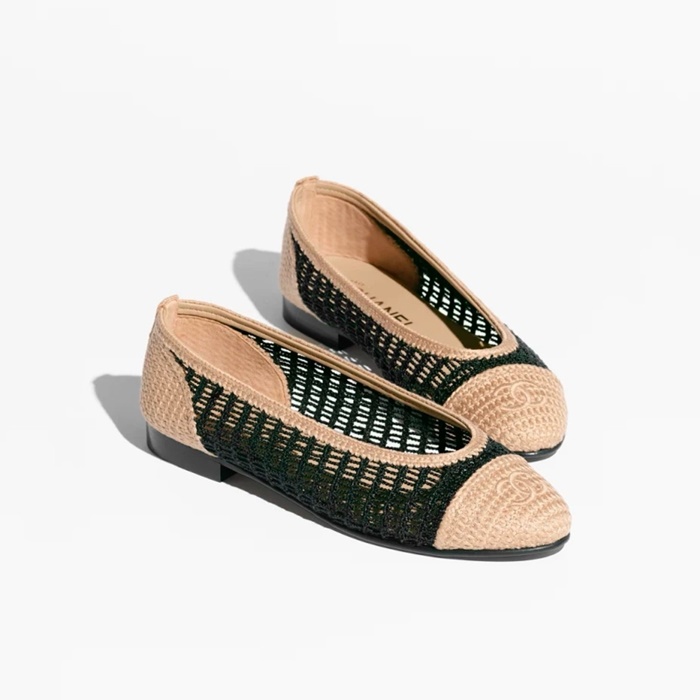 シャネルレディースメリージェーンフラットシューズs5600