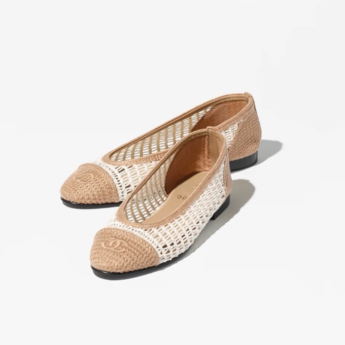 シャネルレディースメリージェーンフラットシューズs5601