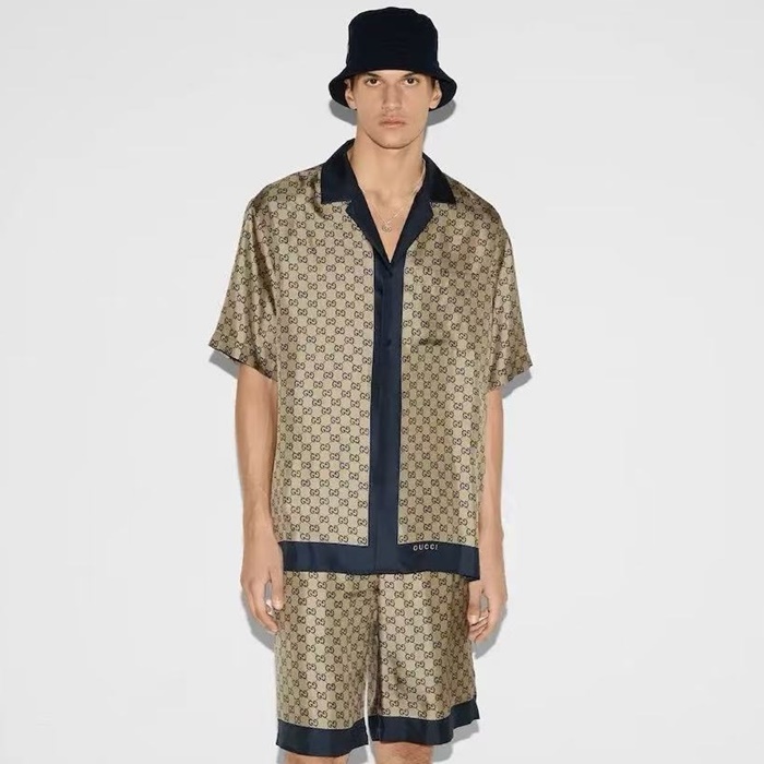 グッチメンズ半袖シャツc6016